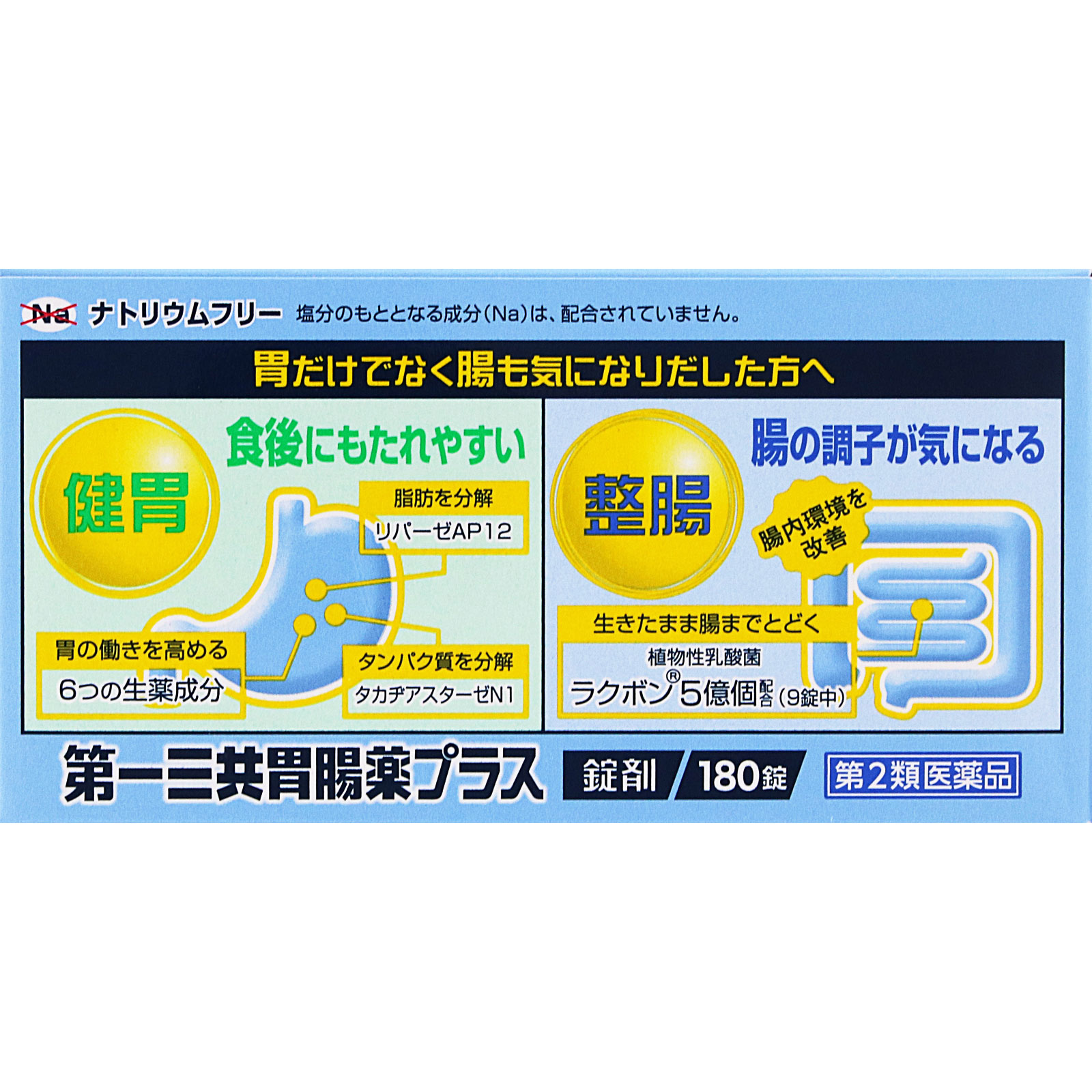 第一三共胃腸薬プラス　錠剤　１８０錠